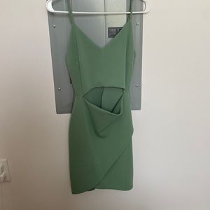 Sage Green Mini Dress from Hey Chick Boutique